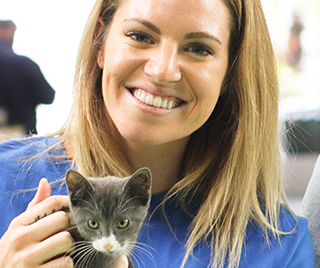 RSPCA Queensland Ambassador, Australian Olympic Swimmer Emily Seebohm